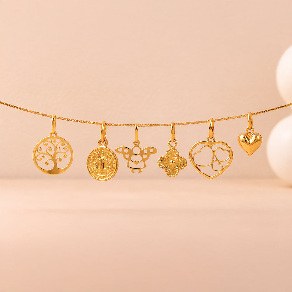 Dije Trébol Oro 18k