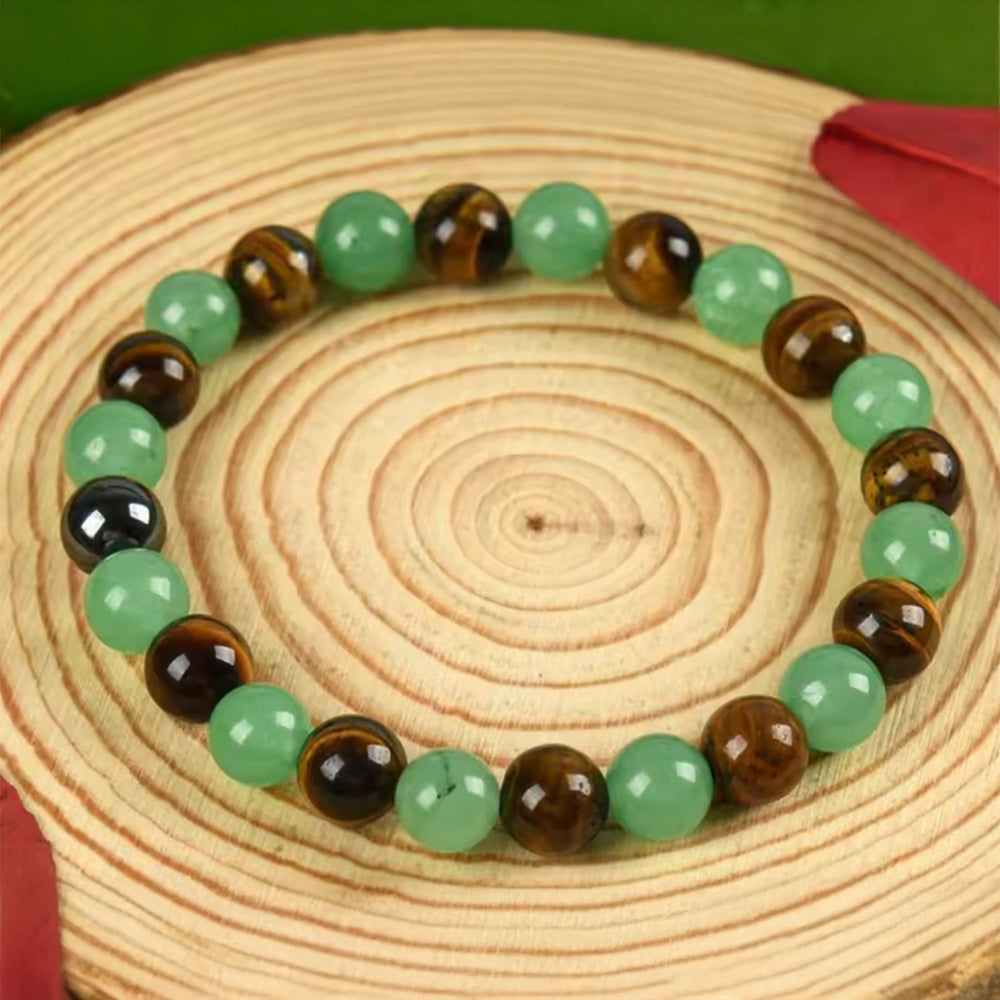 Pulsera Atracción de Abundancia de Piedras Naturales