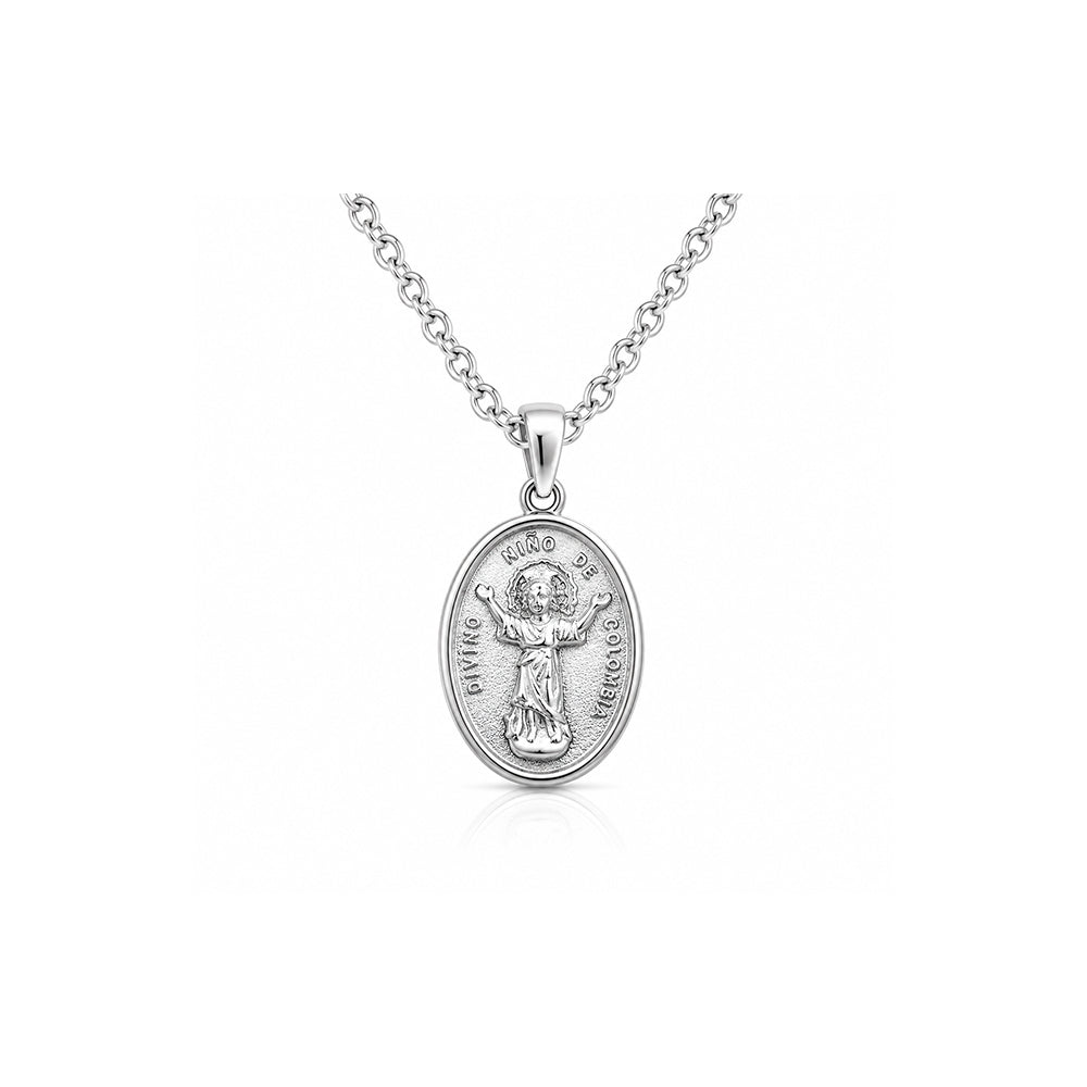 Collar Divino Niño Plata Plateado