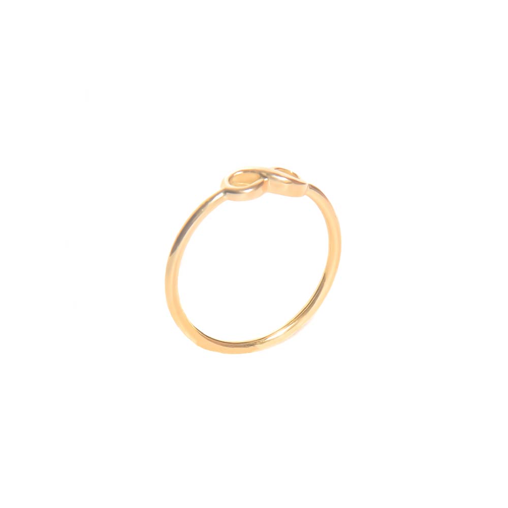 anillo infinito, anillo de mujer, anillo delicado, anillo de oro,  anillo de compromiso, anillo de promesa, anillo dorado, anillo delgado