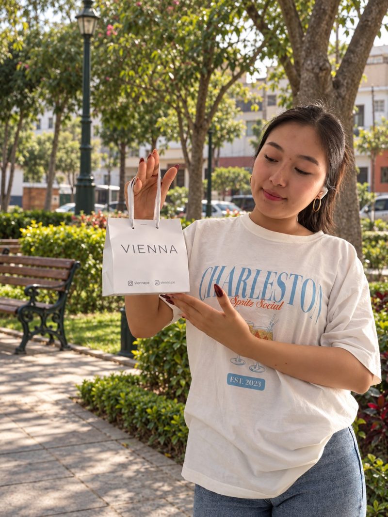 Cliente de Vienna con su pedido 8